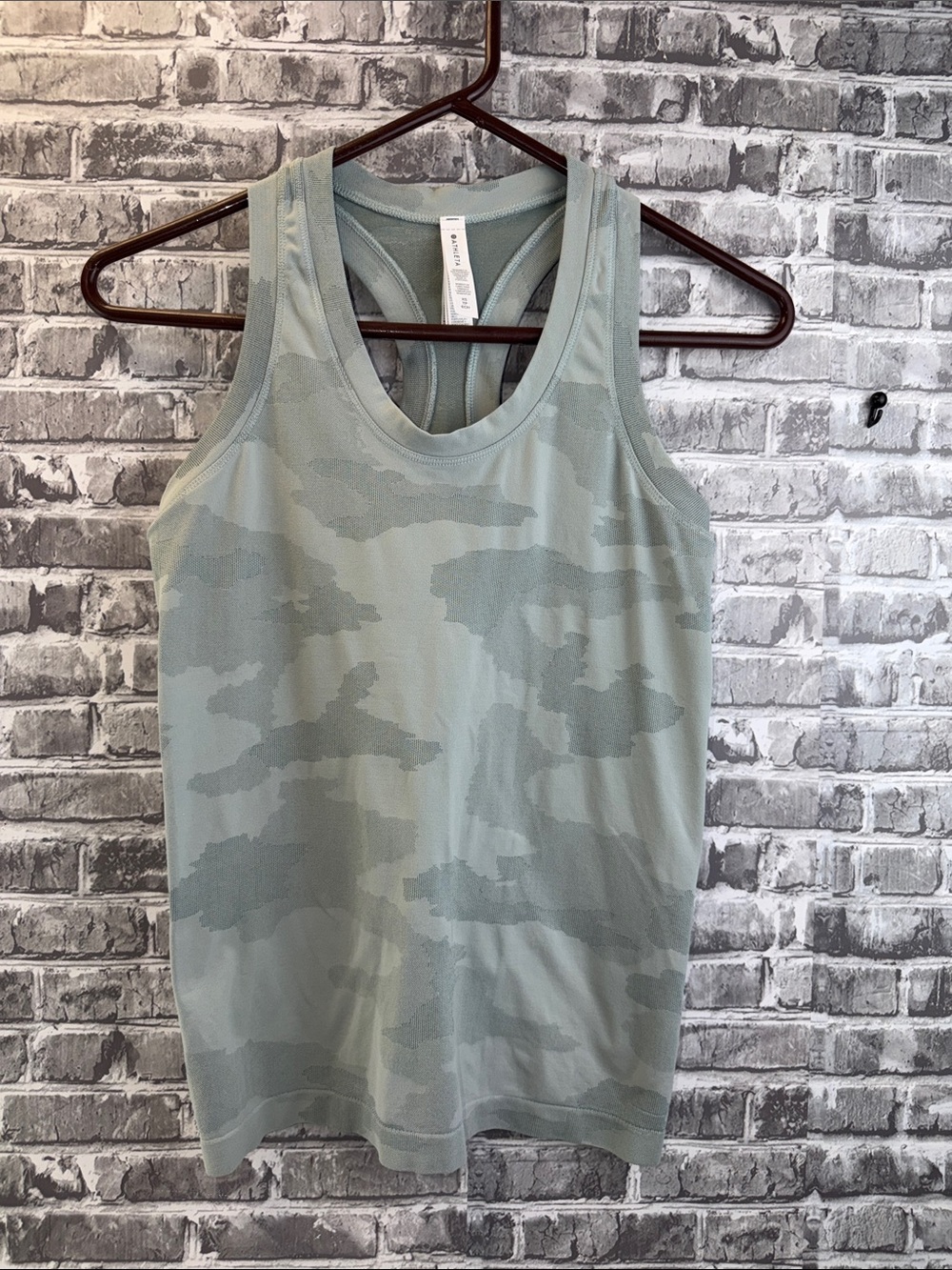 Athleta‎ Light Sage Camo Racerback Tank